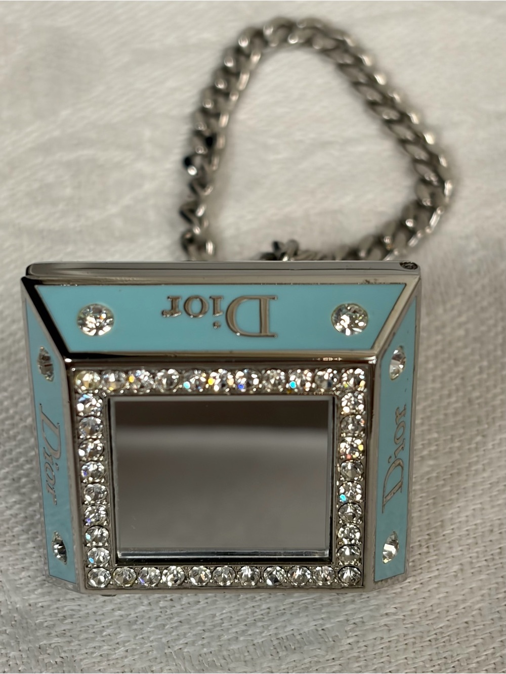 Dior 2005 Princess Ring&Compact, Crystals, mirror, bagcharm, collectible,blue - Picture 4 of 12